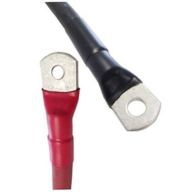 AC/DC WIRE AND SUPPLY 4/0 Solar Battery Cables 1 RED/ 1 Black 4/0 21" EA Sealed Wind,RV, Inverter USA