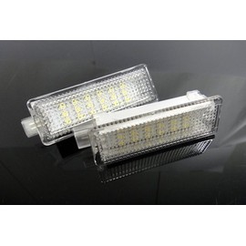 RZG 2x LED Interior Courtesy Footwell Under Door Step Boot Light White For E82 F20 F22 E90 E92 M3 F30 F32 E60 F10 X3 X5 X6 Cooper Clubman