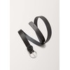 s.Oliver Women's Full Grain Leather Belt - Black (Black 9999)