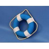 Hampton Nautical Vibrant Decorative Life Ring with White Bands Decoration