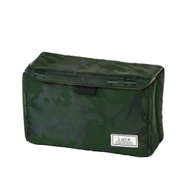 Kenko AOS-LU1IB M-GRC LUCE Inner Box M 2.7L Green Camouflage Camera Bag