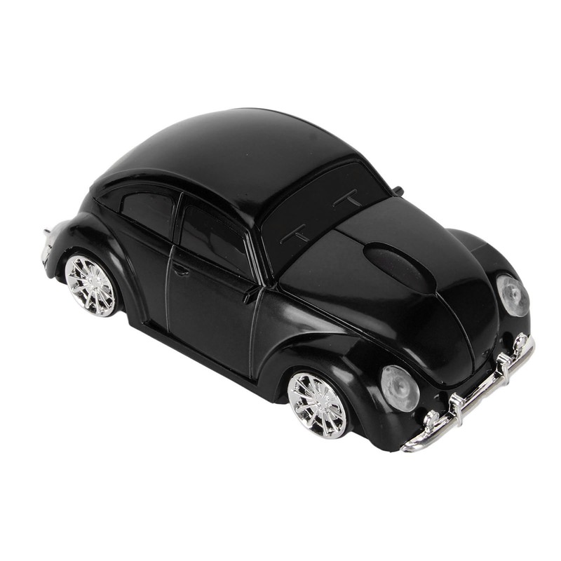 Wireless Mouse Red Sports Car Style 2.4GHz USB Receiver 1600DPI