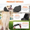 Meifsou Dog Head Wrap - Quiet Ears for Anxiety, Waterproof
