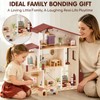 Lehoo Castle Wooden Dollhouse for Girls, Doll House with 5
