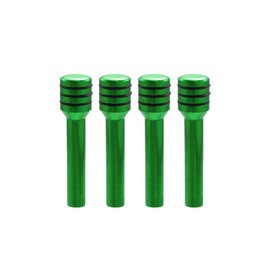 X AUTOHAUX Car Door Lock Knobs Interior Door Lock Knobs Aluminum Alloy Inner Door Lock Pull Pin Universal for Car Green 4pcs
