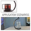 Cup Holder Plastic Cup Carrier Anti-Spill Cup Tray Suitable for
