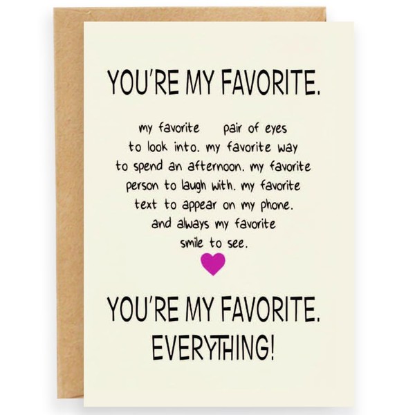 Anniversary Card for Wife/Husband - Funny Valentine's Day Gifts for