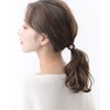 VINGTAINE H7491-PC Rhinestone Ball Hair Elastic Bijou Hair Accessory Simple
