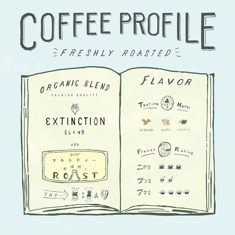 ode Organic Blend Coffee Extinction (7.1 oz (200 g) Regular