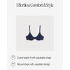 Organic Basics Women's Core Unlined Wired Demi Bra, Deep Navy