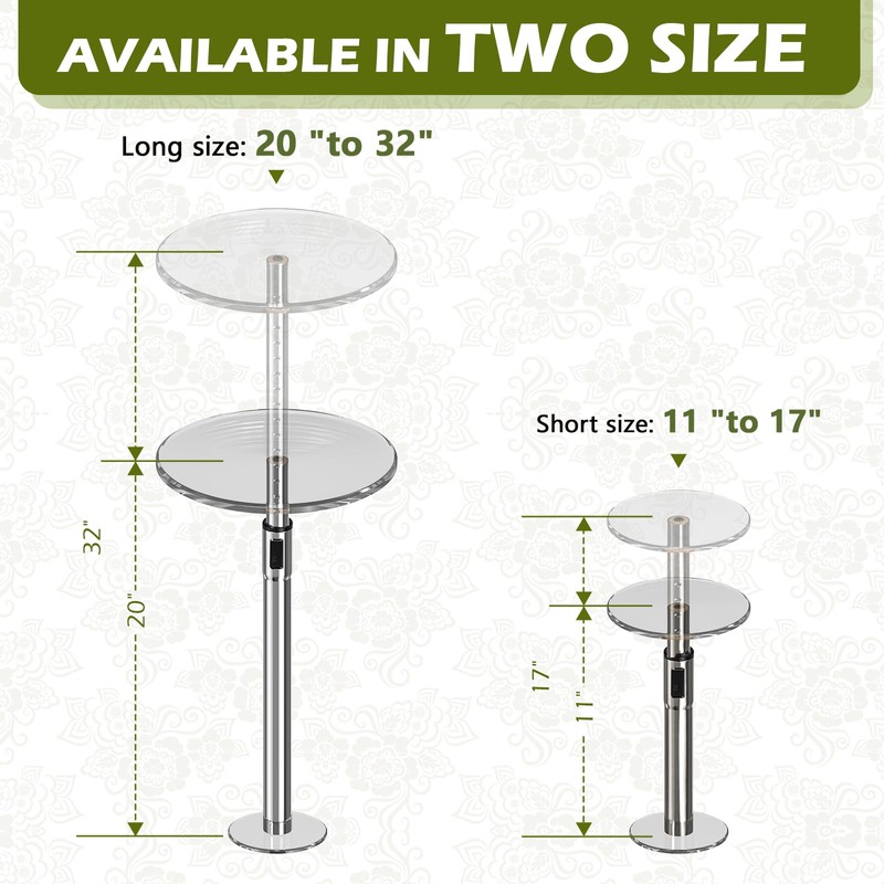 Hazztoll Adjustable Plant Risers, 2 Set Rise Plant Risers for