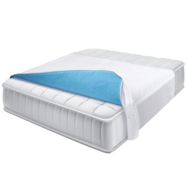 Sensalou Incontinence Bed Pad with Wings 85 x 90 cm - Waterproof Mattress Topper Washable