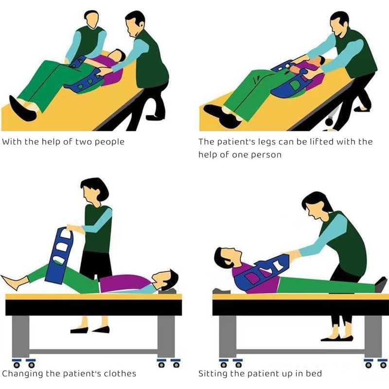Padded Transfer Belt – Mobility Standing Assist Sling for Seniors,