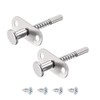 uxcell Plunger Latches Spring-loaded Stainless Steel 6mm Dia Head 6mm