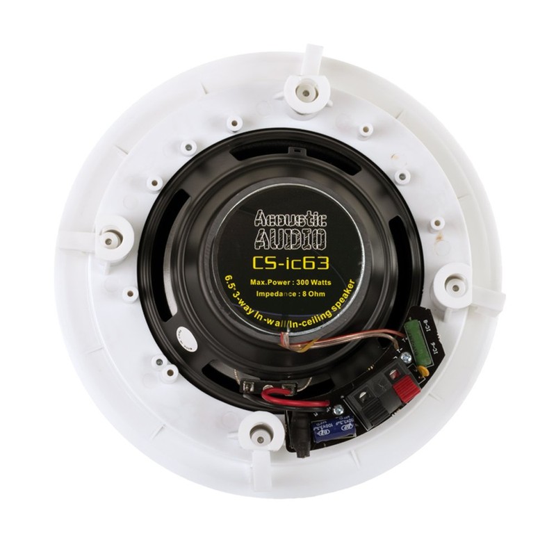 Acoustic Audio CS-IC63 in Ceiling 6.5" Home Theater 3 Speaker