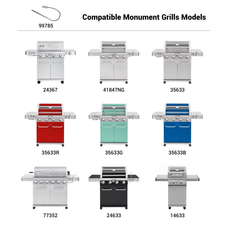 Monument Grills USB Light, Grill Light for Grilling and BBQ