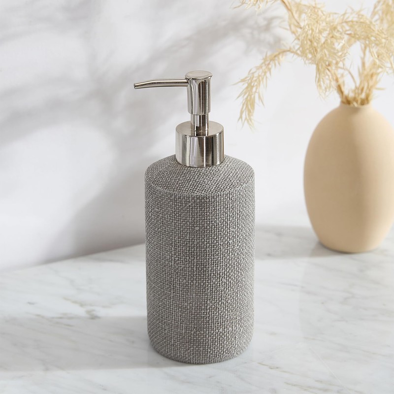 Tahari Home - Bathroom Set, Resin Countertop Accessories, Includes Toothbrush