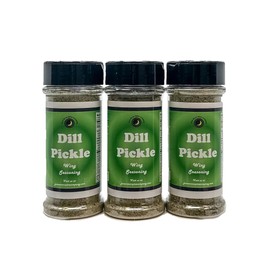 Dill Pickle Chicken Wing Seasoning | 3 Pack | Crafted in Small Batches | Premium | Dill Pickle Chicken Wing Seasoning Trio – 3-Pack for the Ultimate Flavor Experience!