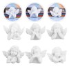Milisten 30 x Angel Charms, Small Cherub Angel Miniatures, Resin