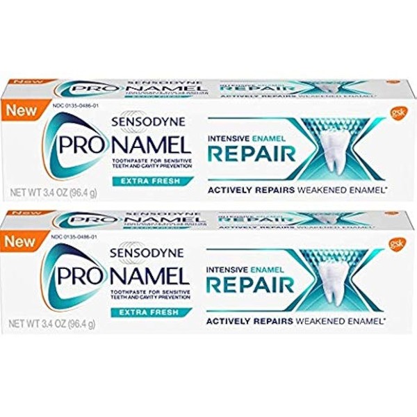 Sensodyne ProNamel, Extra Fresh, Intensive Repair 3.4 Ounce (Pack of 2)