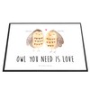 Mr. & Mrs. Panda Desk Mat Owl Love - Gift,