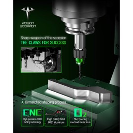 POISON SCORPION Black Motorcycle Brake Clutch Levers Short Compatible with Z400 19-23 / Z125 KLE 300X 17-24 / EX 400 18-23 / EX300 13-18 / EX 250 08-12 / KLX230 KLX230R 20-23 / KLX300 KLX300SM 22-24