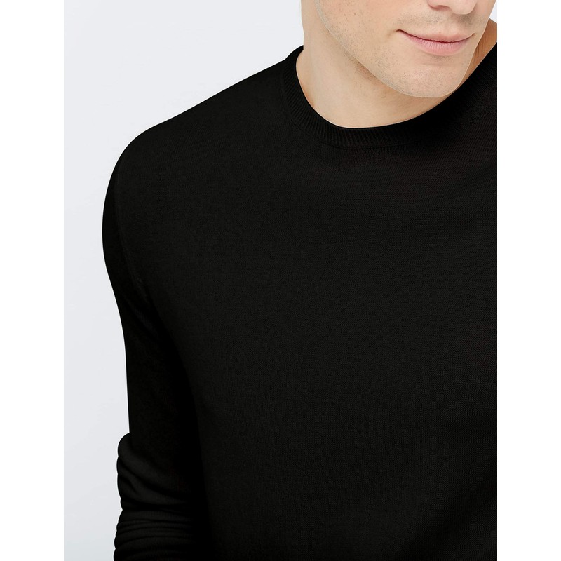 State Cashmere Men's Essential Crewneck Sweater 100% Pure Cashmere Classic