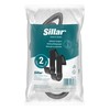 Sillar Radiator Hooks Pack of 8 Black - Towel Hooks