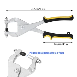 Joyzan Metal Hole Punch Pliers, Ceiling Grid Rivets Multifunctional Puncher Punching Suspended Round for Opening Thin Sheet Decoration Hardware Processing Jewelry Making Craft