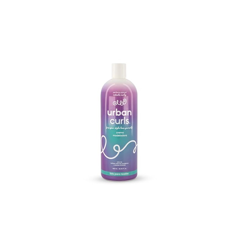 Urban Curls Crema Modeladora 960 Cabello Rizado Definir Peinar Rizos