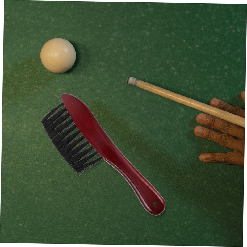Kisangel Billiards Cleaning Brush Pool Table Necessity PVC Brush Hair