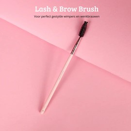 Boozyshop Pink &amp; Rose Gold Lash &amp; Brow Brush