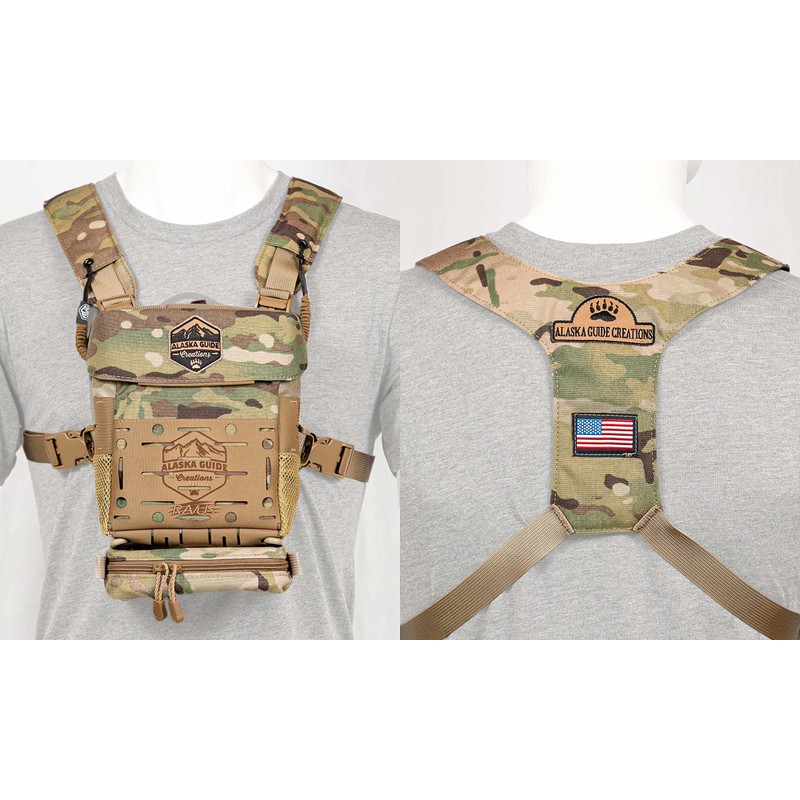 Alaska Guide Creations Ravus Binopack Bino Harness Multicam