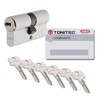 ToniTec ABUS TEC440 Cylinder Lock with 6 Keys and Code