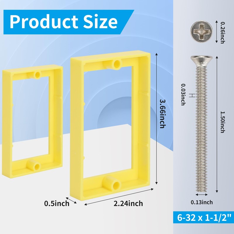 XGGYA Box Extender Yellow 4 Pc