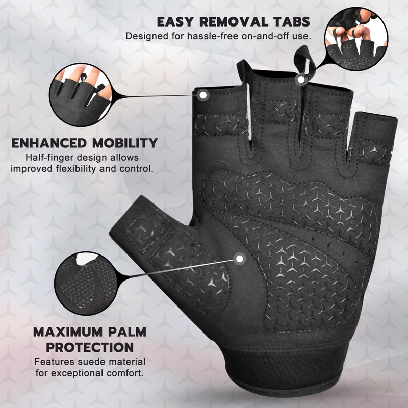 AQF Gym Gloves for Men & Women - Lightweight, Breathable,