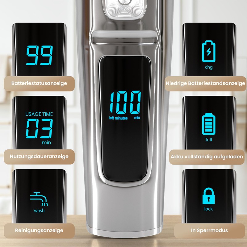 Strex Beard Trimmer - 14 in 1 Set - Wireless
