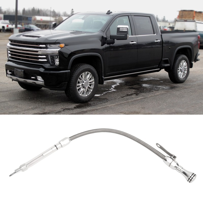 Engine Flexible Oil Dipstick Stainless Steel Fluid Oil Level Dipstick
