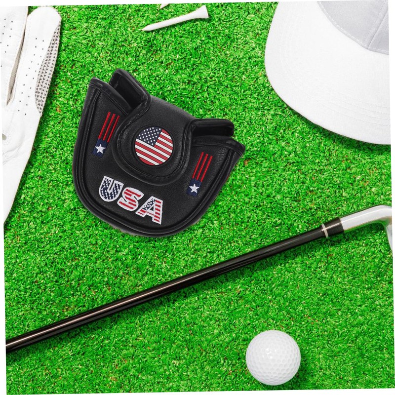 WOONEKY Stylish PU Mallet Headcovers for Secure Protection of Golf