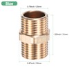 M METERXITY 1-Pack Brass Check Valve, 1/2" Male to 1/2"
