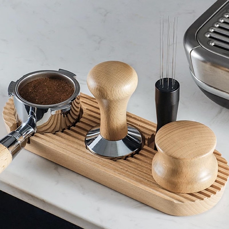 Coffee Tamper, Stainless Steel Espresso Coffee Bean Press Base Espresso