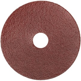 Norton Gemini Metalite F220 Abrasive Disc, Fiber Backing, Aluminum Oxide, 7/8" Arbor, 4-1/2" Diameter, Grit 36 (Pack of 25)