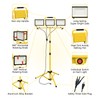 21000 Lumens Work Lights with Stand, 3 Adjustable Head LED
