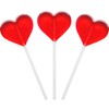 Fruidles Lollipops Mini Heart Shaped Flavored Delicious Lollipop, Individually Wrapped,