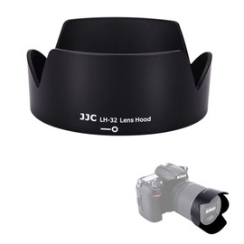 JJC Reversible Dedicated Lens Hood Shade for Nikon AF-S DX 18-140mm f/3.5-5.6G ED VR, AF-S DX 18-105mm f/3.5-5.6G ED VR, AF-S DX 18-135mm f/3.5-5.6G ED IF, Nikon HB-32 Replacement Lens Hood