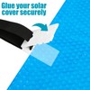12pcs Inground Pool Solar Cover Clips for Reel, Plastic Blanket