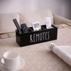 Jomeis Wooden Remote Control Holder | Table Caddy Living Room