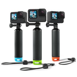 Sametop Floating Handle Grip Floaty Stick Waterproof Handler Accessory Compatible with GoPro Hero 13, 12, 11, 10, 9, 8, 7, 6, 5, 4, Session, 3+, 3, Hero(2018), Max, DJI Osmo Action Cameras (Green)