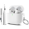 Meliya Clear Cover for AirPods 4 Case, Soft TPU Shock