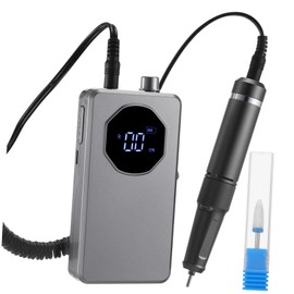 TOVINANNA 1 Set Nail Drill Professional Nail File for Home Salon Use Replaceable Grinding Heads Stylish Design Durable Construction